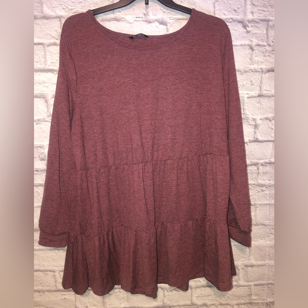 Bloomchic tiered long sleeve top.